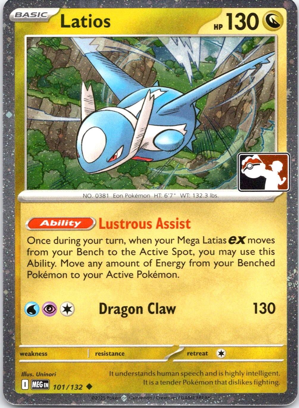 Mega Evolution Latios [Prize-Pack] Pokémon card